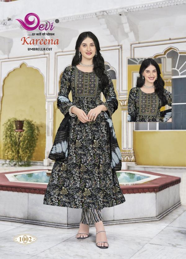 Devi Kareena Vol-1 – Umbrella Cut Kurti With Pant Dupatta